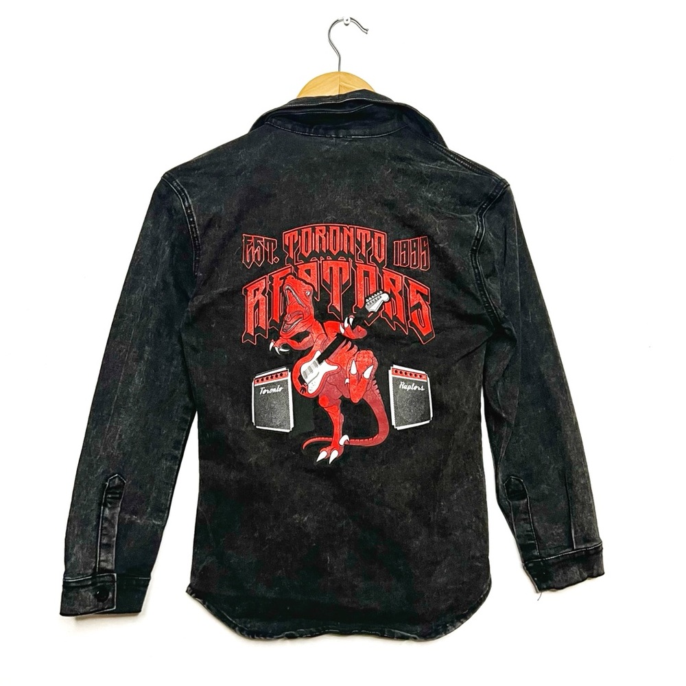 Toronto Raptors | Washed Denim Button Up - Picture 2 of 5